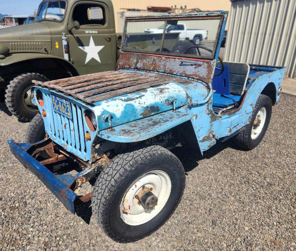 Unrestored jeep